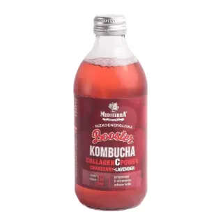 Kombucha Collagen C Power, sapore mirtillo rosso & lavanda