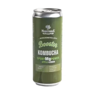 Kombucha Sport Mg Power, sapore mela & limone, bott.