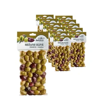 Olive miste in olio di oliva (10 + 2 gratis)