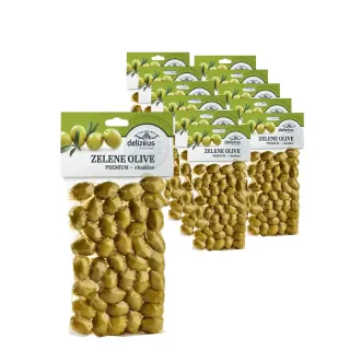 Olive verdi in olio d'oliva (10 + 2 gratis)