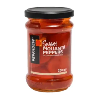 Peperoncino ciliegino piccante con formaggio cremoso Peppadew